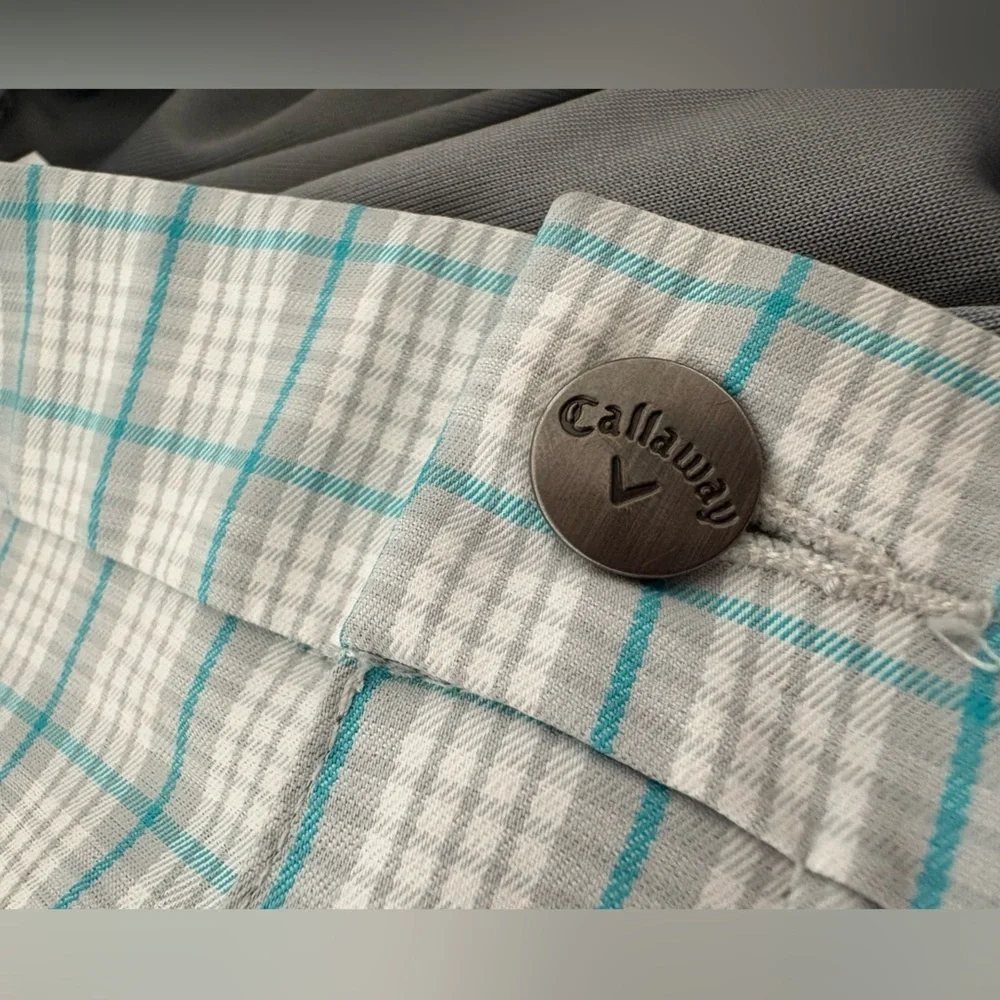 Callaway Men’s Plaid Golf Shorts